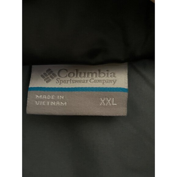 Columbia XXL 2021 All-Star Game Colorado Black Windbreaker Jacket Hidden Hood - Picture 4 of 8